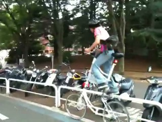 トールバイクで駒沢公園2