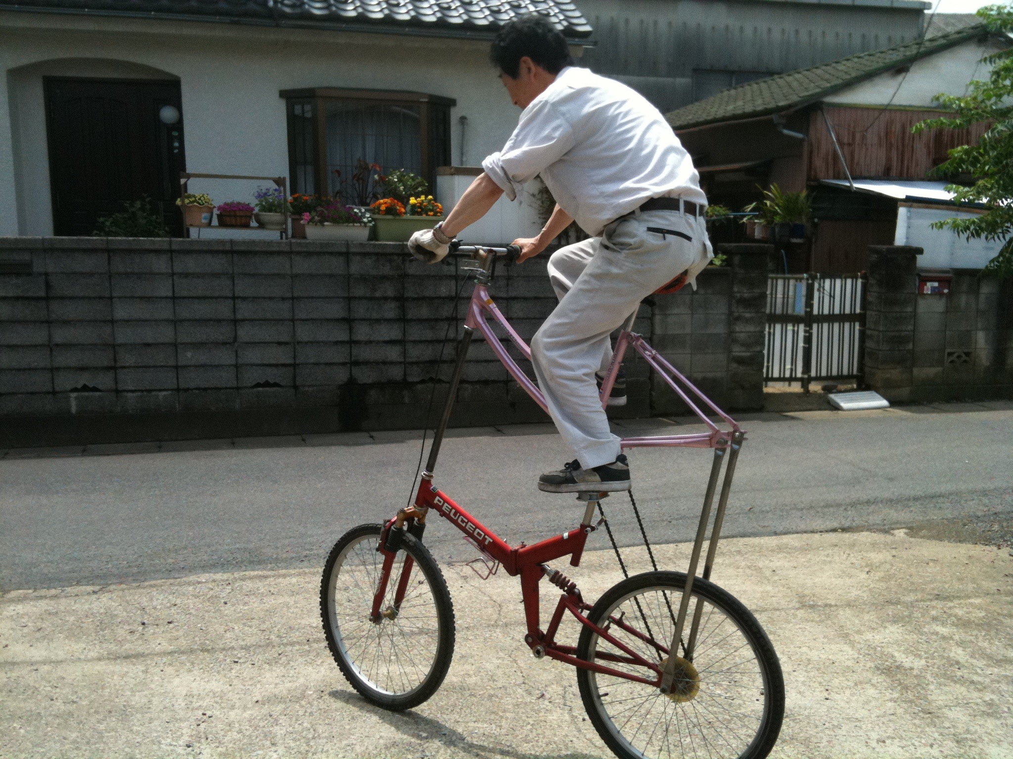 KMWお父さん６２歳でトールバイクに普通に乗る！